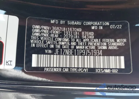 2023 Toyota Gr86 Premium from USA, damaged, VIN JF1ZNBE11P9751934